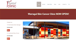 Desktop Screenshot of centralclinic.com.au